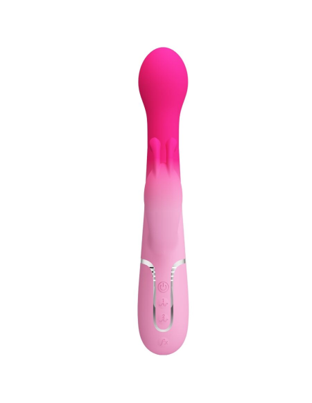 PRETTY LOVE - DEJON VIBRADOR RABBIT 3 EN 1 MULTIFUNCIÓN ROSA
