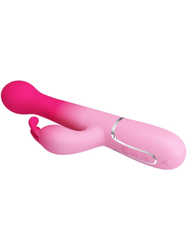 PRETTY LOVE - DEJON VIBRADOR RABBIT 3 EN 1 MULTIFUNCIÓN ROSA