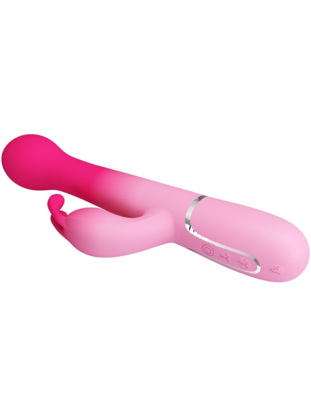 PRETTY LOVE - DEJON VIBRADOR RABBIT 3 EN 1 MULTIFUNCIÓN ROSA