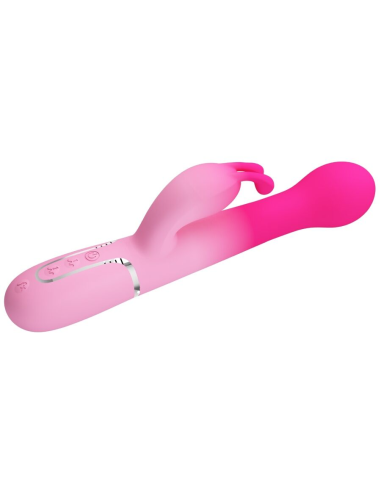 PRETTY LOVE - DEJON VIBRADOR RABBIT 3 EN 1 MULTIFUNCIÓN ROSA