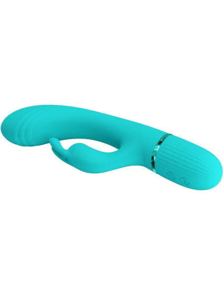 PRETTY LOVE - SCOCCO VIBRADOR RABBIT TURQUESA