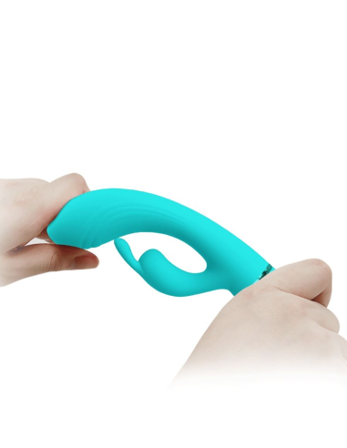 PRETTY LOVE - SCOCCO VIBRADOR RABBIT TURQUESA