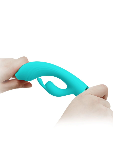 PRETTY LOVE - SCOCCO VIBRADOR RABBIT TURQUESA