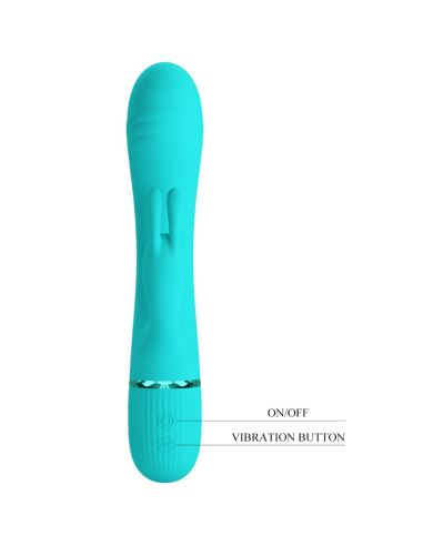 PRETTY LOVE - SCOCCO VIBRADOR RABBIT TURQUESA