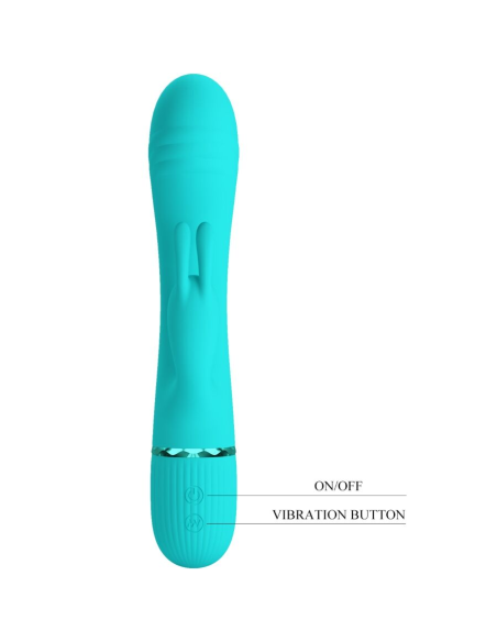 PRETTY LOVE - SCOCCO VIBRADOR RABBIT TURQUESA