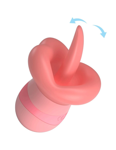 PRETTY LOVE - KYLEE LENGUA ESTIMULADORA CLÍTORIS 10 VIBRACIONES ROSA NUDE