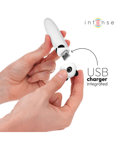 INTENSE - POH BALA VIBRADORA PANDA RECARGABLE USB 10 X 2.2 CM