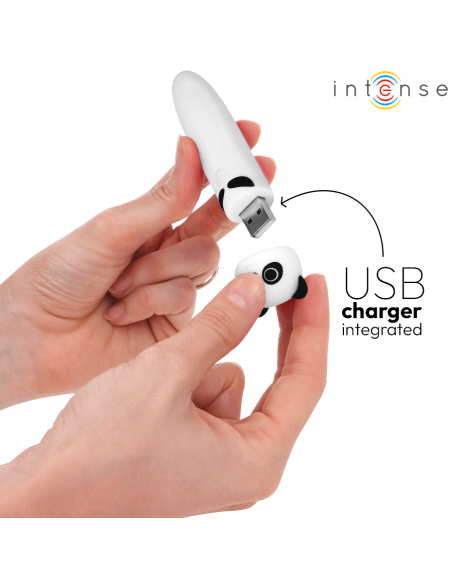 INTENSE - POH BALA VIBRADORA PANDA RECARGABLE USB 10 X 2.2 CM