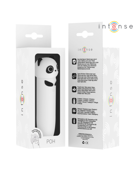 INTENSE - POH BALA VIBRADORA PANDA RECARGABLE USB 10 X 2.2 CM