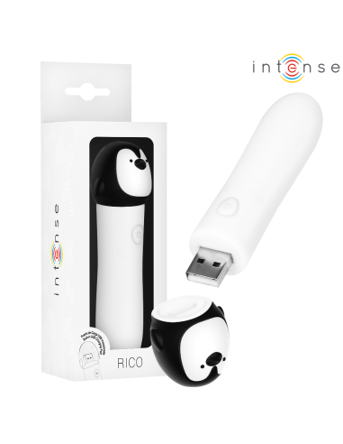 INTENSE - RICO BALA VIBRADORA PINGÜINO RECARGABLE USB 10 X 2.2 CM