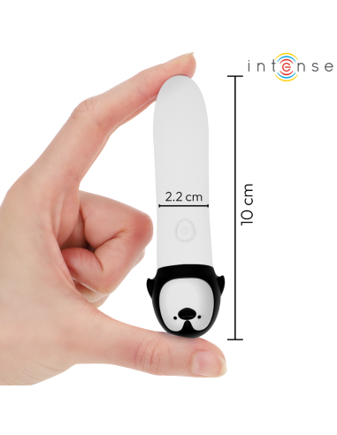 INTENSE - RICO BALA VIBRADORA PINGÜINO RECARGABLE USB 10 X 2.2 CM