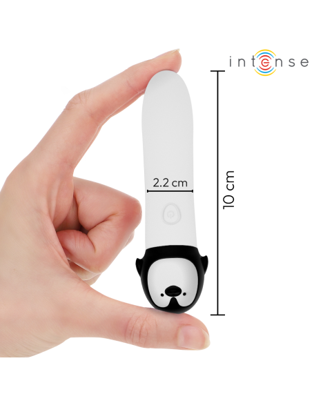 INTENSE - RICO BALA VIBRADORA PINGÜINO RECARGABLE USB 10 X 2.2 CM