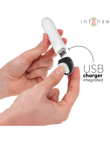 INTENSE - RICO BALA VIBRADORA PINGÜINO RECARGABLE USB 10 X 2.2 CM