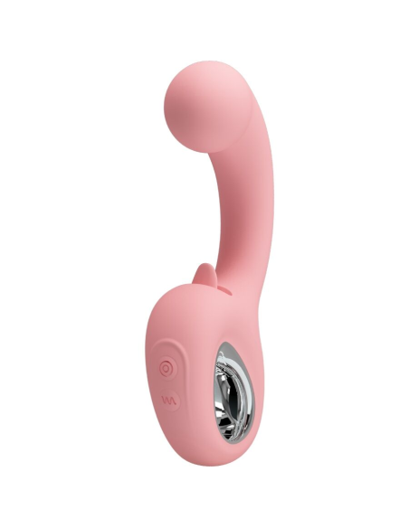 PRETTY LOVE - ERYNNYES VIBRADOR PUNTO G ESTIMULADOR CLÍTORIS 10 VIBRACIONES ROSA