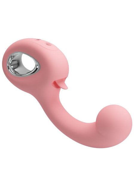 PRETTY LOVE - ERYNNYES VIBRADOR PUNTO G ESTIMULADOR CLÍTORIS 10 VIBRACIONES ROSA