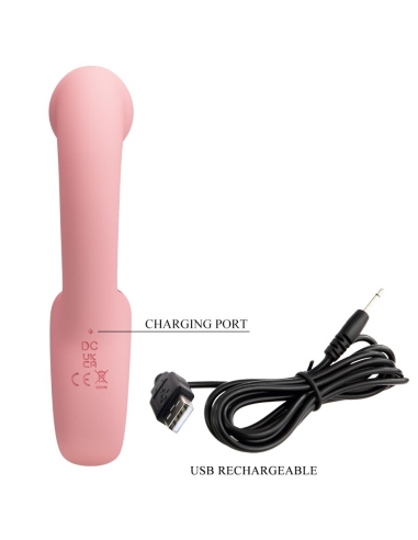 PRETTY LOVE - ERYNNYES VIBRADOR PUNTO G ESTIMULADOR CLÍTORIS 10 VIBRACIONES ROSA