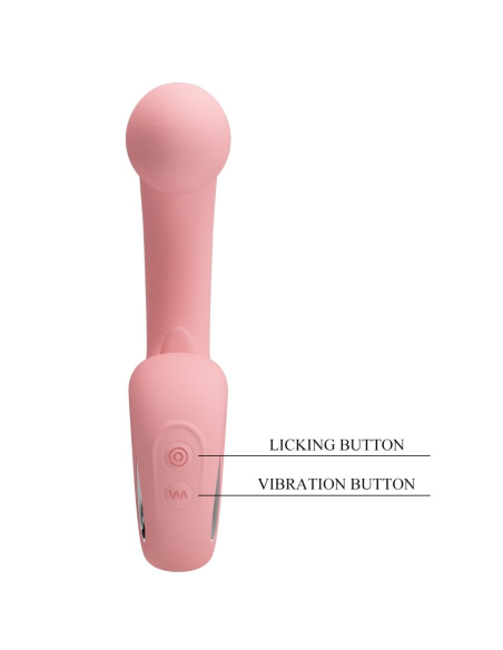 PRETTY LOVE - ERYNNYES VIBRADOR PUNTO G ESTIMULADOR CLÍTORIS 10 VIBRACIONES ROSA
