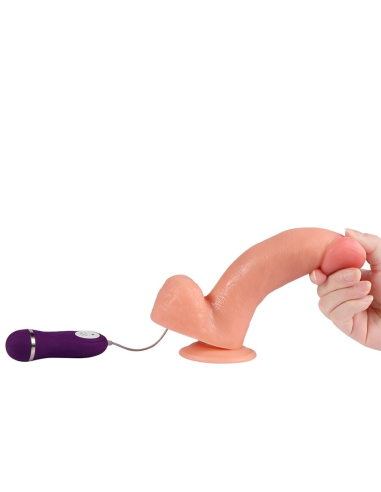 SHEQU - ADAM DILDO VIBRADOR CON CONTROL REMOTO 21 CM