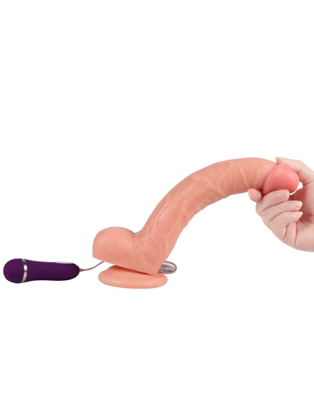 SHEQU - OPTIMUS DILDO VIBRADOR CON CONTROL REMOTO 28 CM