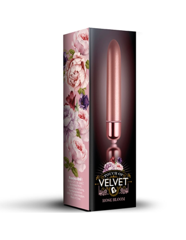 ROCKS-OFF - BALA VIBRADORA TOUCH OF VELVET ROSE BLOOM 10 VELOCIDADES