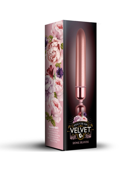 ROCKS-OFF - BALA VIBRADORA TOUCH OF VELVET ROSE BLOOM 10 VELOCIDADES