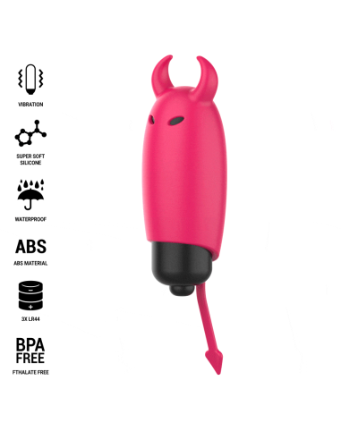 INTENSE - SCARLET BALA VIBRADORA DEMONIO ROJO 9.3 X 2.4 CM