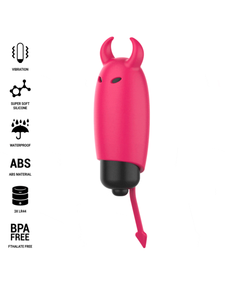 INTENSE - SCARLET BALA VIBRADORA DEMONIO ROJO 9.3 X 2.4 CM