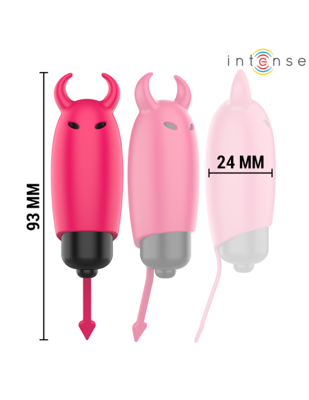 INTENSE - SCARLET BALA VIBRADORA DEMONIO ROJO 9.3 X 2.4 CM