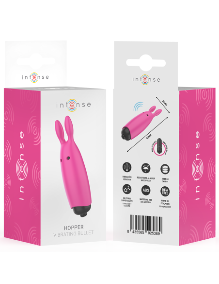 INTENSE - HOPPER BALA VIBRADORA ROSA 8.3 X 2.4 CM