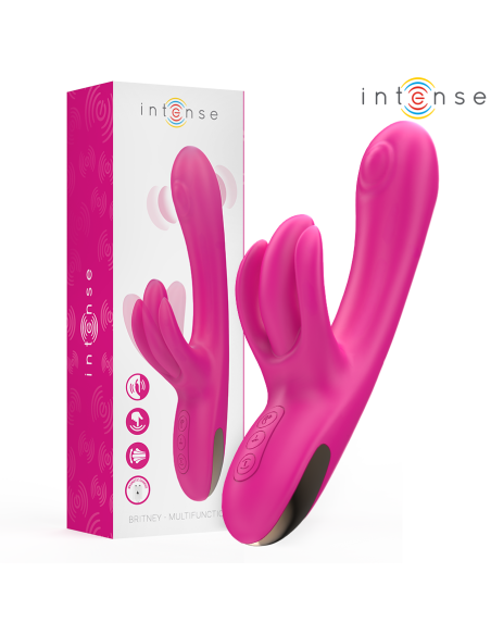 INTENSE - BRITNEY VIBRADOR MULTIFUNCIÓN RABBIT 23 CM ROSA