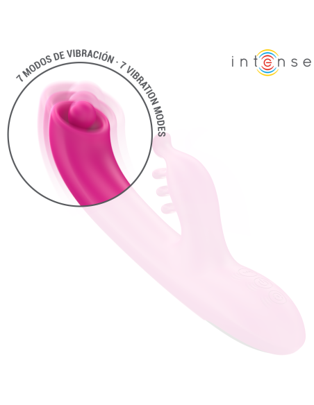 INTENSE - CHRISTINA VIBRADOR MULTIFUNCIÓN RABBIT 22.5 CM ROSA