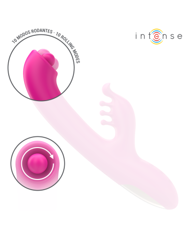 INTENSE - CHRISTINA VIBRADOR MULTIFUNCIÓN RABBIT 22.5 CM ROSA