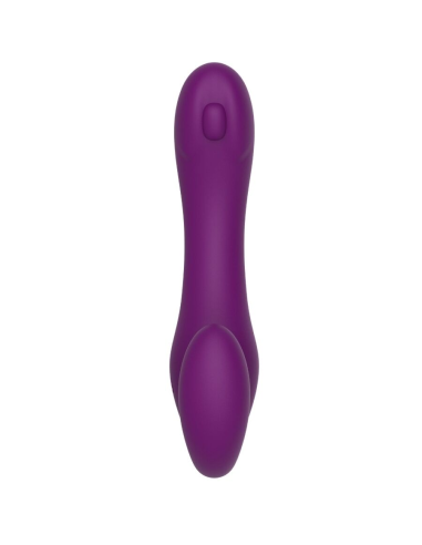 XOCOON - STRAPLESS STRAP-ON VIBRADOR 2 EN 1 CON CONTROL REMOTO MORADO