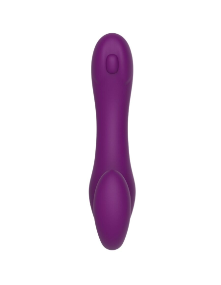 XOCOON - STRAPLESS STRAP-ON VIBRADOR 2 EN 1 CON CONTROL REMOTO MORADO