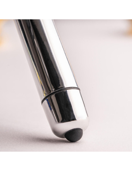 ROCKS- OFF - RO-80 CHROME BALA VIBRADORA PLATEADO