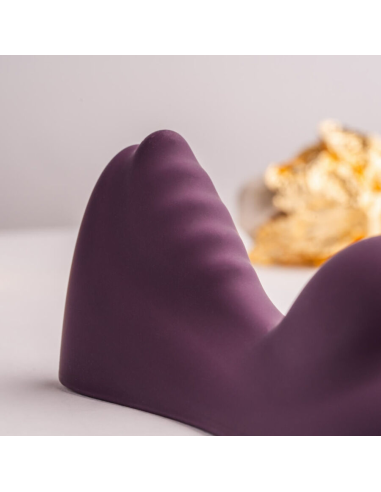 ROCKS- OFF - RUBY GLOW VIBRADOR SIT-ON MORADO