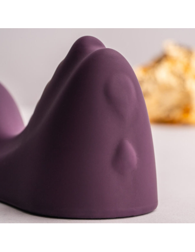 ROCKS- OFF - RUBY GLOW VIBRADOR SIT-ON MORADO