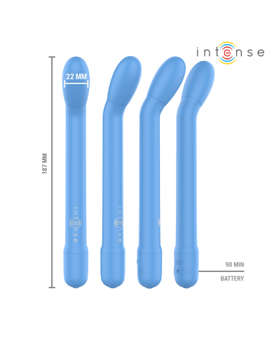 INTENSE - KARLIE ESTIMULADOR PUNTO-G RECARGABLE AZUL