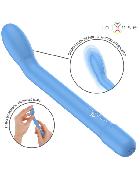 INTENSE - KARLIE ESTIMULADOR PUNTO-G RECARGABLE AZUL