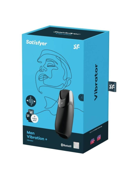 SATISFYER - MEN VIBRATION+ Masturbador Masculino con App | SexPlace.MX