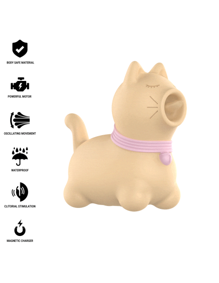 INTENSE - TOULOUSE ESTIMULADOR CON LENGUA ROTATIVA 360º AMARILLO