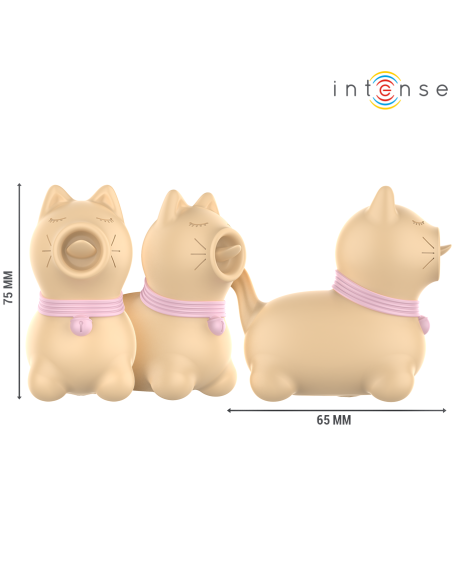 INTENSE - TOULOUSE ESTIMULADOR CON LENGUA ROTATIVA 360º AMARILLO