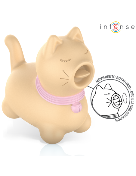 INTENSE - TOULOUSE ESTIMULADOR CON LENGUA ROTATIVA 360º AMARILLO