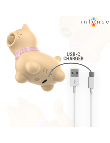 INTENSE - TOULOUSE ESTIMULADOR CON LENGUA ROTATIVA 360º AMARILLO