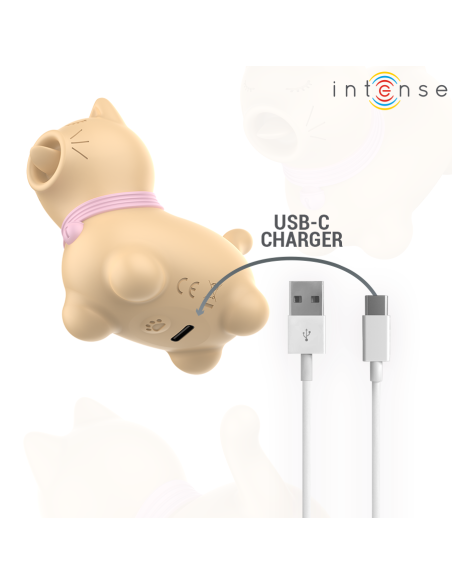 INTENSE - TOULOUSE ESTIMULADOR CON LENGUA ROTATIVA 360º AMARILLO