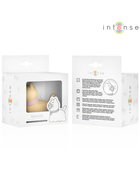 INTENSE - TOULOUSE ESTIMULADOR CON LENGUA ROTATIVA 360º AMARILLO