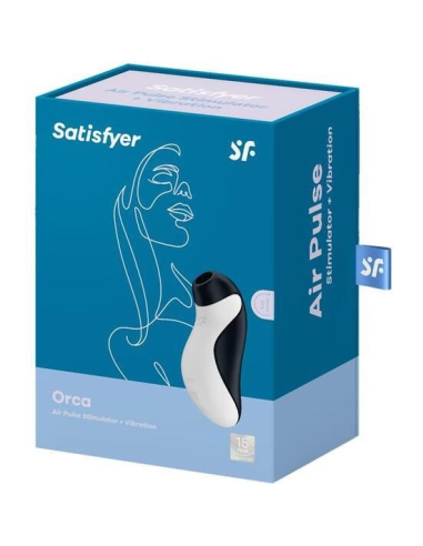 SATISFYER - ORCA Estimulador Air Pulse + Vibración | SexPlace.MX