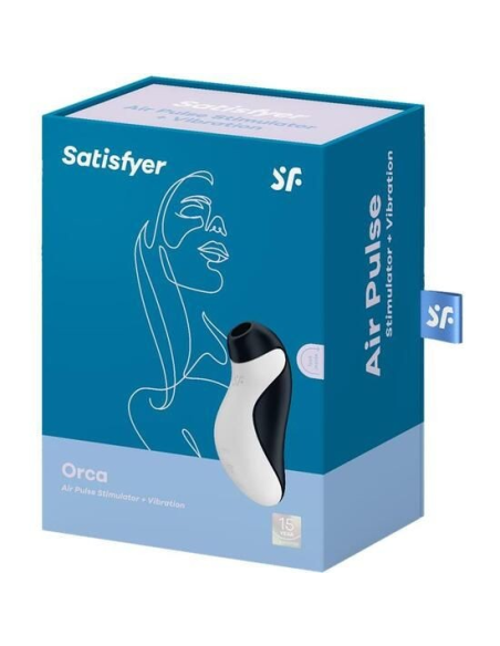 SATISFYER - ORCA Estimulador Air Pulse + Vibración | SexPlace.MX