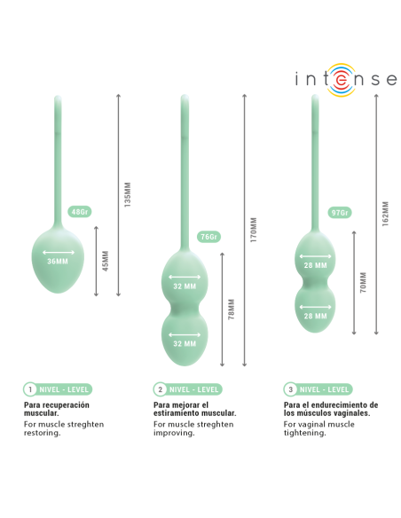 INTENSE - CHARLI KIT BOLAS KEGEL JADE