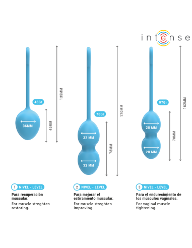 INTENSE - CHARLI KIT BOLAS KEGEL OCEAN